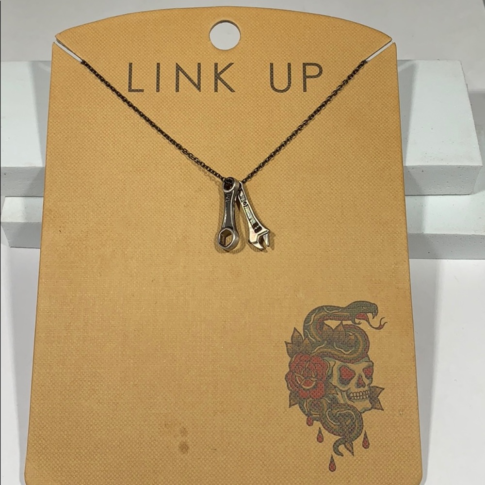 LINK-UP WRENCH PENDANT NECKLACE!!